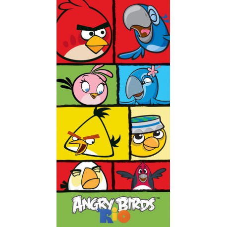 Ręcznik Angry Birds Rio 70x140 4124 Carbotex