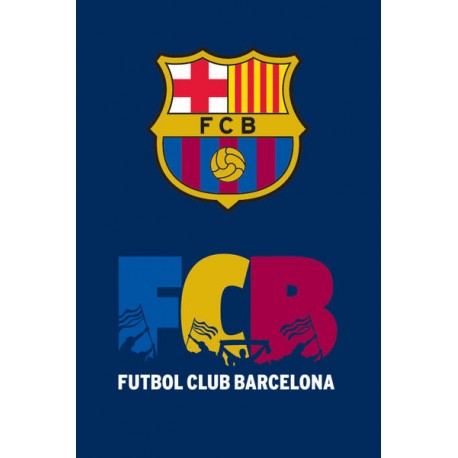 Ręcznik Barcelona 30x50 Granatowy FCB 9291