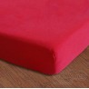 Prześcieradło Frotte z gumką 150/160x200 Czerwone 029 Darymex