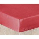 Prześcieradło satynowe z gumką 160x200 Czerwone 029 Darymex