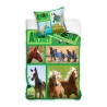 Pościel Animal Planet 160x200 Konie Carbotex