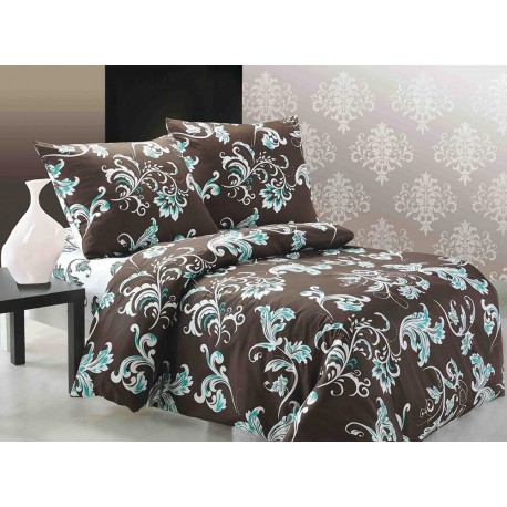 Pościel satynowa XQ 160x200 Mint Chocolate Greno