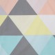 Pościel satynowa 200x220 Vince Soft line geometria pastelowa Eurofirany