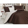 Pościel satyna żakardowa Hobby Damask Brown 180x200