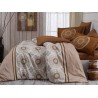 Pościel satynowa Hobby Silvana Beige 180x200