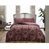 Pościel satynowa 200x220 Grant Bordo TAC
