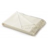 Pled bawełniany Biederlack Fransenplaid Natur 130x170