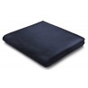 Pled bawełniany Biederlack Pure Cotton Mitternacht 150x200