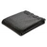 Pled wełniany Biederlack Anthracite Wool 130x170