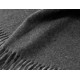Pled wełniany Biederlack Anthracite Wool 130x170
