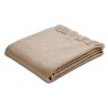 Pled wełniany Biederlack Beige Wool 130x170