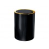 Kosz na śmieci Kleine Wolke Clap Golden Black 5L