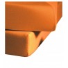 Prześcieradło Fleuresse Colours z gumką Orange